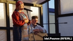 Сергей Старостин и Ольга Лапшина на фестивале "Рудник" в Свияжске, 2017 год
