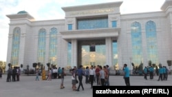 Turkmenistan. Two month preparation for president’s visit in Turkmenabat. June 24, 2015