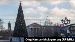 Новорічна ялинка в Сімферополі, 2014 рік