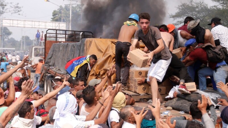 Prva isporuka humanitarne pomoći u Caracasu