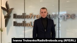 Станіслав Асєєв в офісі Радіо Свобода у Празі, 14 лютого 2020 року