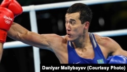 Казахстанский боксер Адильбек Ниязымбетов - серебряный призер Олимпиады. 