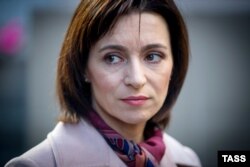 Moldovan presidential candidate Maia Sandu (file photo)