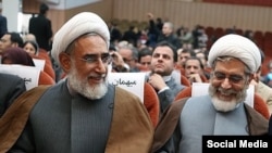 Iran-- File Photo: Mohsen Rohami and Rassoul Montajabnia, two reformist politicians 