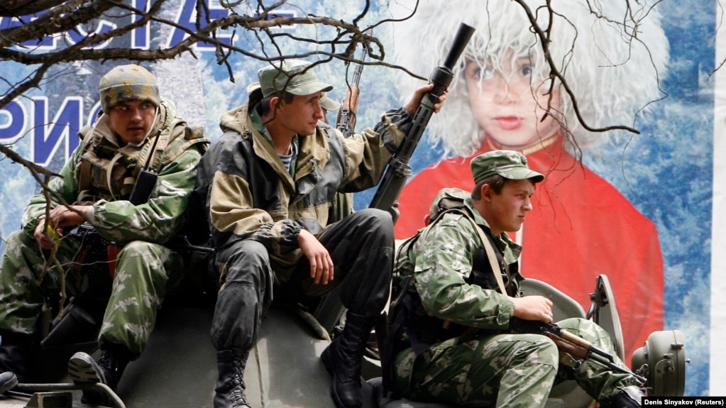 Российские военные в Цхинвали, иллюстрационое фото