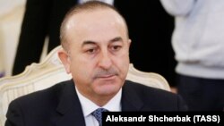 Түркия сыртқы істер министрі Мевлют Чавушоглу. Мәскеу, Ресей, 20 желтоқсан 2016 жыл.