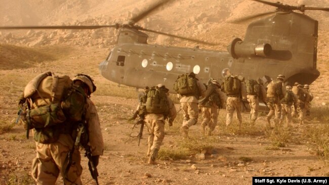 آرشیف، شماری از نیروهای امریکایی در افغانستان