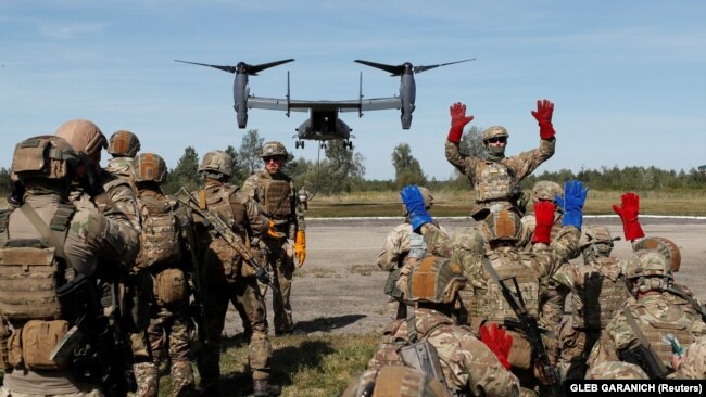 Украино-американские учения Rapid Trident во Львовской области. Сентябрь 2020 года