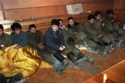 Пленные российские солдаты, 13 января 1995 года.