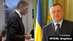 Прокурор САП Андрій Перов (л) та Віктор Шемчук, заступник голови Кваліфікаційно-дисциплінарної комісії прокурорів 