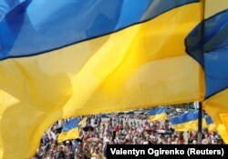 Мітынг у падтрымку Міхэіла Саакашвілі ў Кіеве, 27 ліпеня 2017