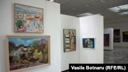 Moldova - International Art Biennale, exhibition of paintings at the National Art Museum, Chisinau, 29May2013.