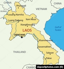 Мапа Лаосу