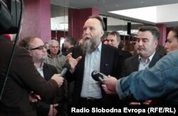 Олександар Дугін у Македонії, 3 березня 2018 року