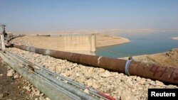 جانب من سد الموصل