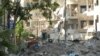 د سوریي حلب کې درنه بمباري شوې چې ساری نه‎لري