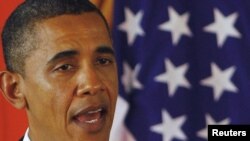 India -- US President Barack Obama speaks a news conference in New Delhi, 08Nov2010