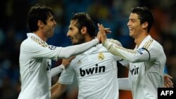 Cristiano Ronaldo, Kaka și Hamit Altintop 