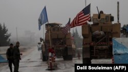 Ամերիկյան ԶՈւ զինտեխնիկան և զինծառայողները Սիրիայում, դեկտեմբեր, 2018թ.