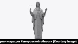 Проект скульптуры Варвары защитницы шахтеров, которую хотят установить в Кемерове