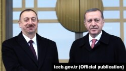  İlham Əliyev və Recep Tayyip Erdogan