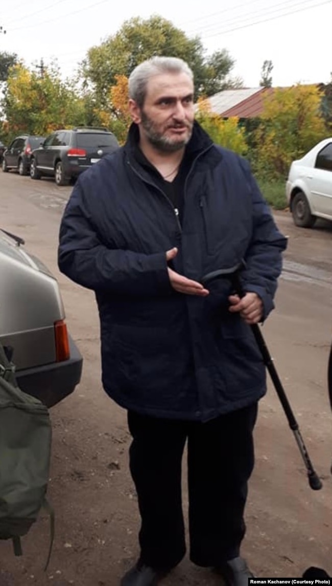 Борис Стомахин после освобождения из тюрьмы УФСИН в г. Балашов Саратовской области