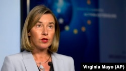 Shefja e politikës së jashtme të Bashkimit Evropian, Federica Mogherini.