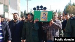 ایران؛ مراسم خاکسپاری گروهی از کشته‌شدگان سپاه پاسداران در سوریه