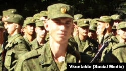 Soldier Vadim Kostenko, who Russian officials say committed suicide in Syria.