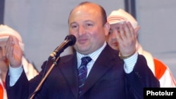 Armenia - Gyumri Mayor Vartan Ghukasian speaks at an event in 2012.
