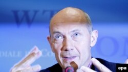 Pascal Lamy in Geneva on July 29