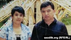 Наргиза Джумаева с бывшим мужем Аббосом Мирзияевым. Фото предоставлено редакции «Озодлика» родственниками женщины.