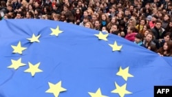 Студенти на львівському Євромайдані, 24 листопада 2013 року