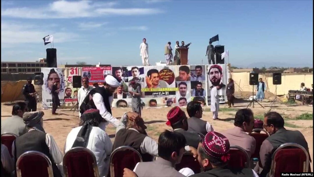 د پېښور د جلسې یوه څنډه