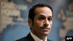 Qatari Foreign Minister Sheikh Muhammad bin Abdulrahman al-Thani has discussed the move with his Iranian counterpart. (file photo)