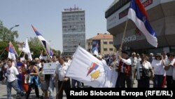 Sa protesta zbog hapšenja Ratka Mladića, Banjaluka, 31. maj 2011