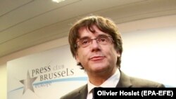 Carles Puigdemont la Bruxelles