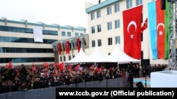 Azərbaycan-Türkiyə bayraqları
