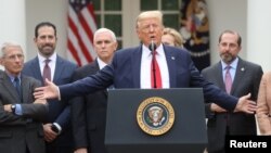 АҚШ президенті Дональд Трамп. 13 наурыз 2020 жыл.
