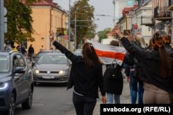 Марш пратэстоўцаў 27 верасьня