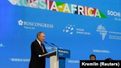 Президент Владимир Путин Орусия-Африка саммитинде.