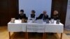 Sa konferencije za medije povodom otvorenja Andrićevog kutka u Zagrebu