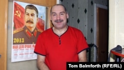 Miner Konstantin Rimenov, an unabashed Stalinist, has worked in the mines around Vorkuta for 27 years.