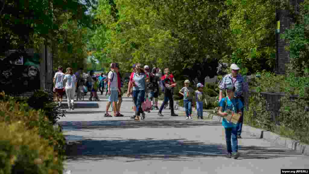 У теплі дні в сафарі-парку &laquo;Тайган&raquo; багато відвідувачів&nbsp;