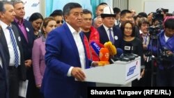 Ղրղըզստան - Սոորոնբայ Ժեենբեկովը ելույթ է ունենում Բիշքեկում, 15-ը հոկտեմբերի, 2017թ․