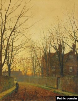 Джон Эткінсан Грымшаў, «Пад канец кастрычніка» (1882)