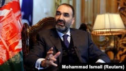 Atta Mohammad Noor, governor of Balkh Province, speaks during an interview in Kabul in January.