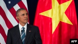 Վիետնամ - ԱՄՆ նախագահ Բարաք Օբաման Հանոյում ասուլիսի ժամանակ, 23-ը մայիսի, 2016թ․