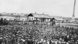 Октябрь 1917, солдатский митинг на фронте