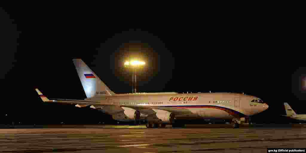 The plane of the president of the Russian Federation Vladimir Putin - Bishkek - 14.04.2017